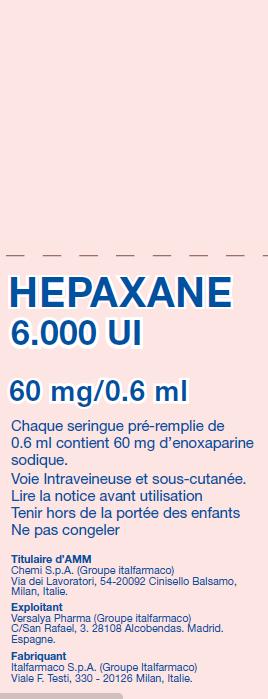 Hepaxane 6000IU